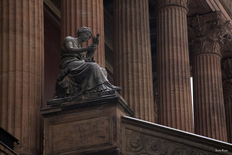 Berlin Statues In Snow - SA707071.editted.statue-Pergamon-museum