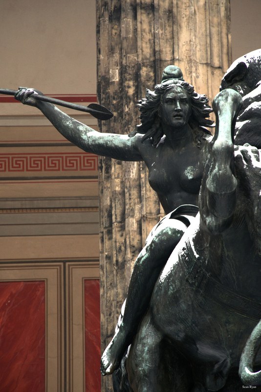 Berlin Statues In Snow - SA707078.editted.amazon-statue-Pergamon-museum