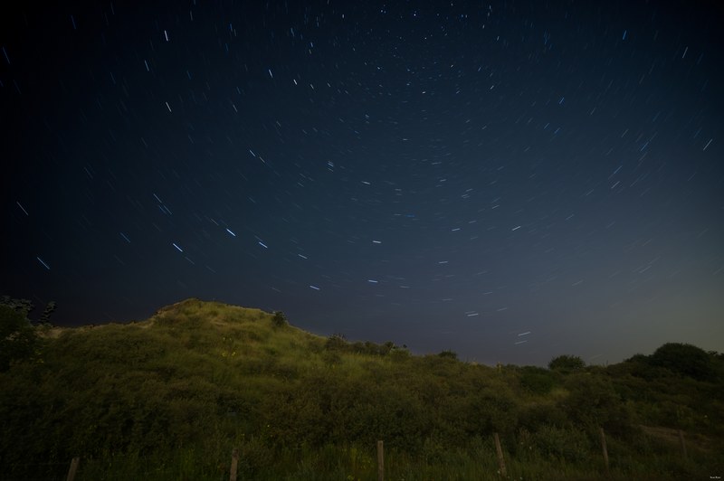 2024-07 - Star Trails And Meteor Near Meijendel - Every Day Photos
