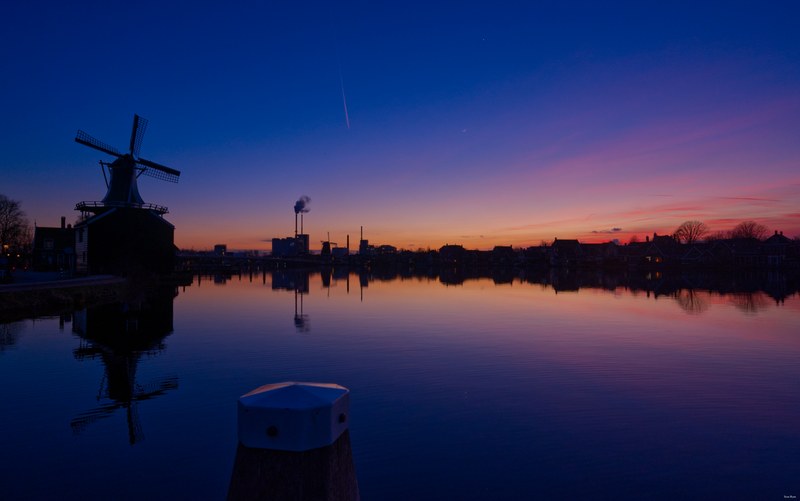 2025-02 - Zaanse Schans Windmills By Sundown - SA707375.editted