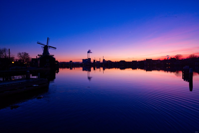 2025-02 - Zaanse Schans Windmills By Sundown - SA707377.editted