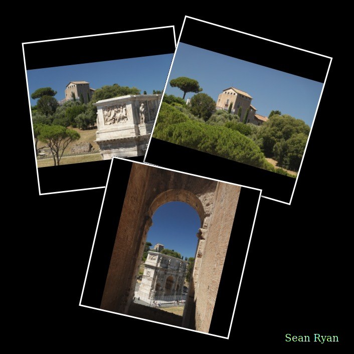 Views From Colosseum Of Palatine Hill And Arch Of Constantine - Every Day Photos