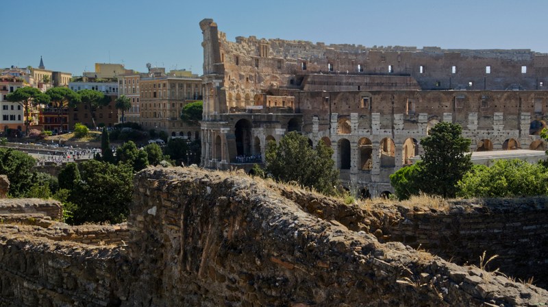 Views From Palatine Hill Including Colosseum - RX101482.editted