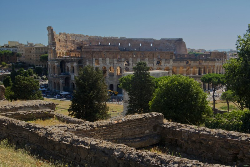 Views From Palatine Hill Including Colosseum - RX101483.editted