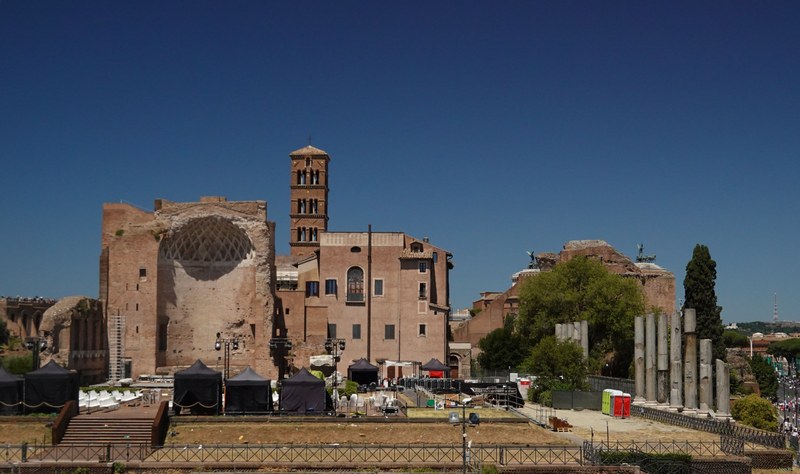 Ruins of the Temple of Venus and Roma