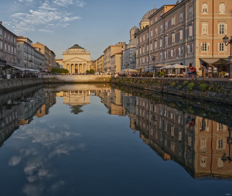 2025-07 - Trieste Grand Canal At Golden Hour - SA707861.editted