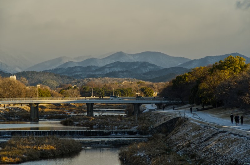 Kyoto - Kamo River By Morning Golden Hour - SA701727.editted