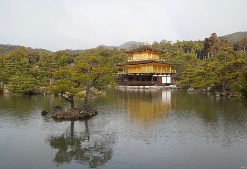 Kyoto - Kinkaku-ji - Golden Pavilion By Morning - SA701368.editted