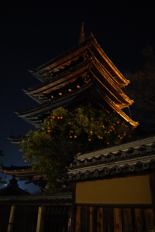 Kyoto - Night Views Of Yasaka Pagoda - SA701152.nice
