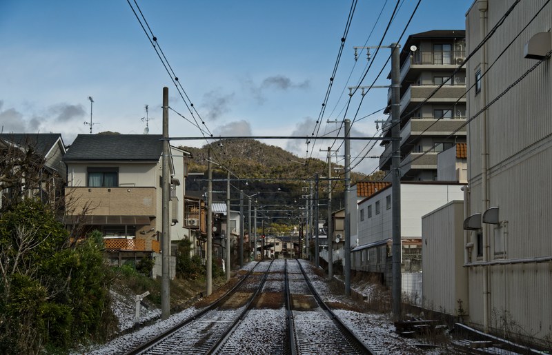 Kyoto - Railway Line With Snow - SA701765.editted