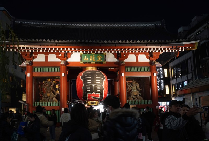 Tokyo - Asakusa - Senso-ji Shrine By Night - SA700011.ok.editted