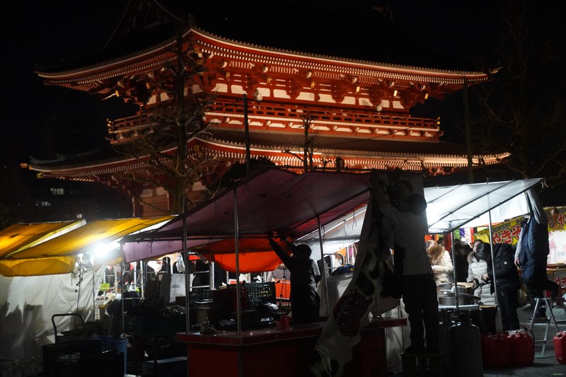 Tokyo - Asakusa - Senso-ji Shrine By Night - SA700091.nice