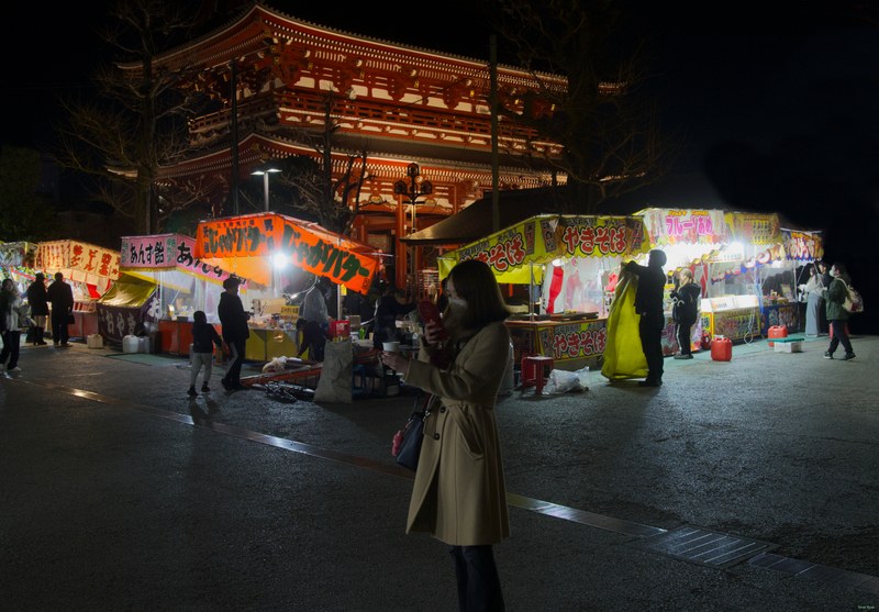 Tokyo - Asakusa - Senso-ji Shrine By Night - SA700095.editted