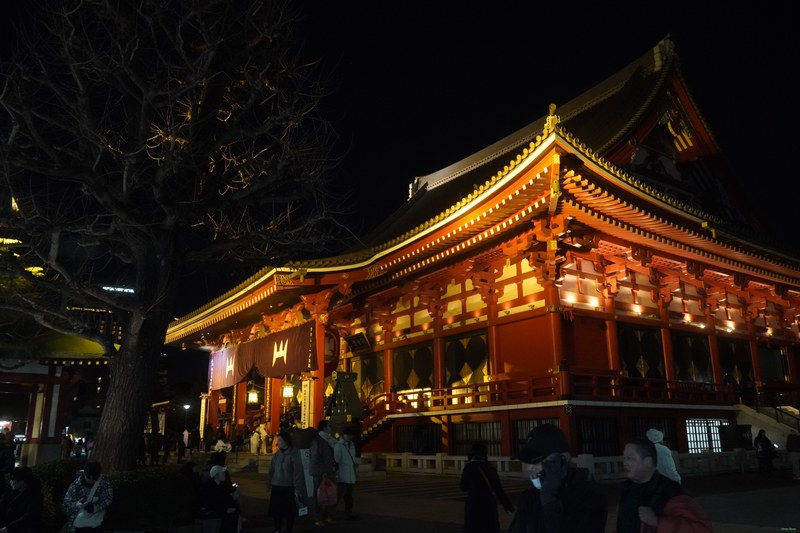 Tokyo - Asakusa - Senso-ji Shrine By Night - SA700098.nice