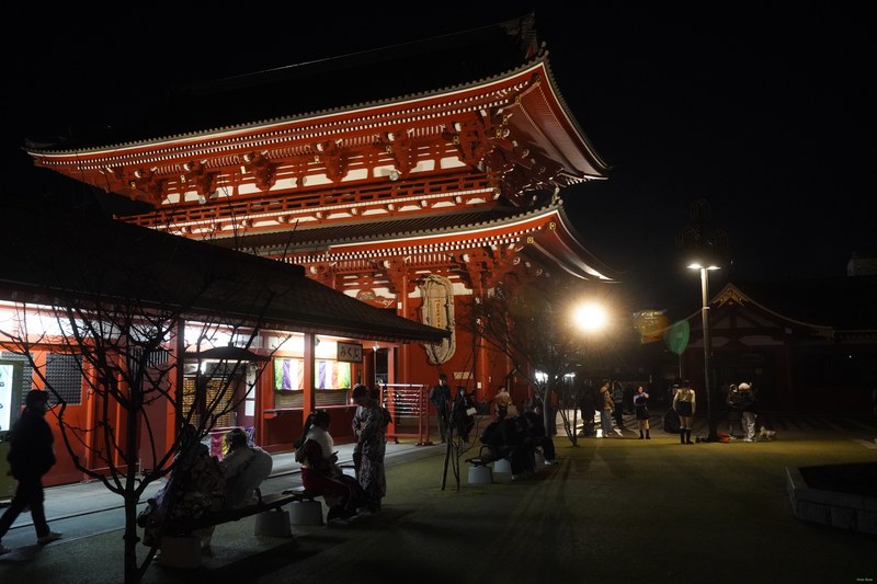 Tokyo - Asakusa - Senso-ji Shrine By Night - SA700115.ok