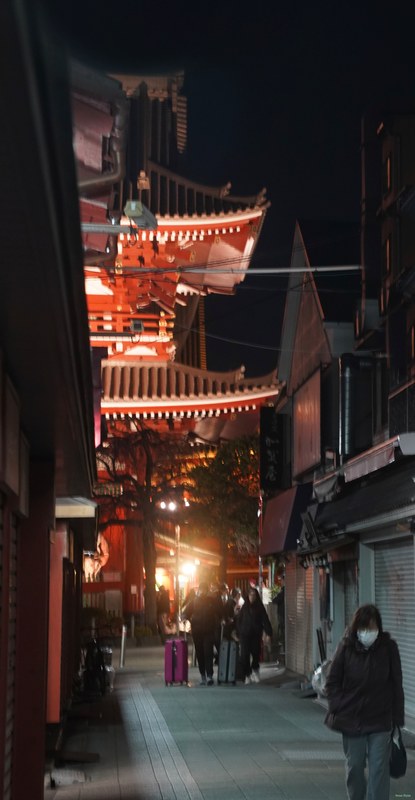 Tokyo - Asakusa - Senso-ji Shrine By Night - SA700173.editted