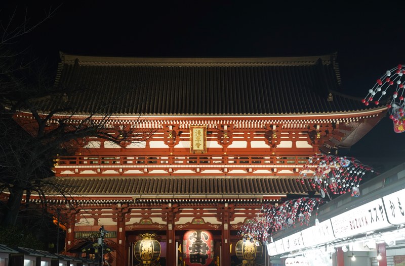 Tokyo - Asakusa - Senso-ji Shrine By Night - SA700174.editted