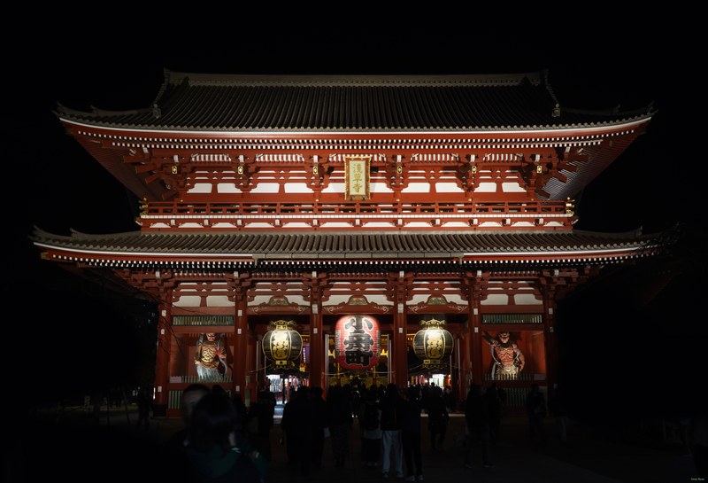 Tokyo - Asakusa - Senso-ji Shrine By Night - SA700177.editted