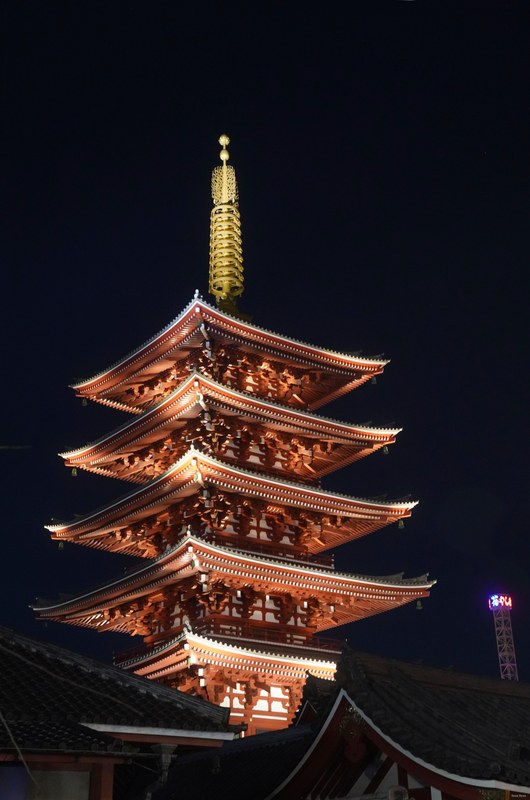 Tokyo - Asakusa - Senso-ji Shrine By Night - SA700178.ok.editted