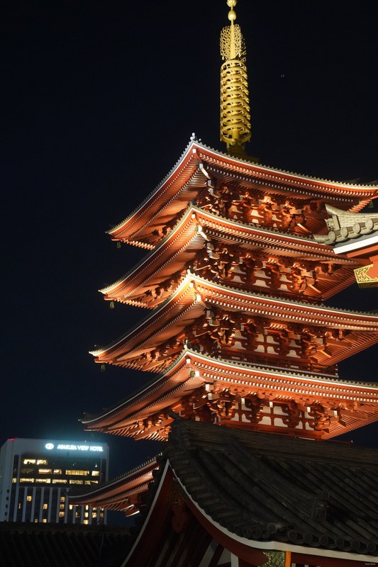 Tokyo - Asakusa - Senso-ji Shrine By Night - SA700182
