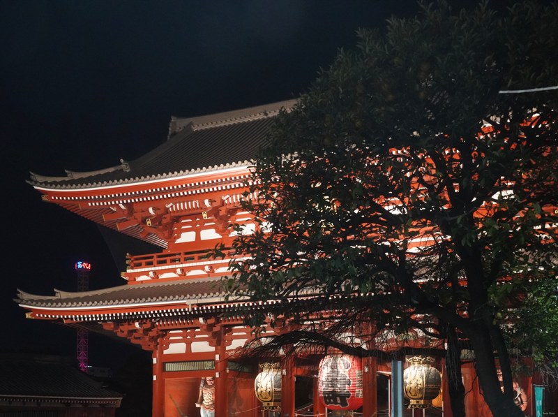 Tokyo - Asakusa - Senso-ji Shrine By Night - SA700190.ok.editted