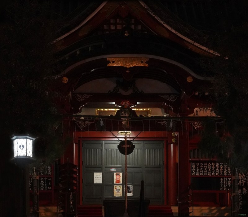 Tokyo - Ishihama Shrine By Night - SA700236.editted
