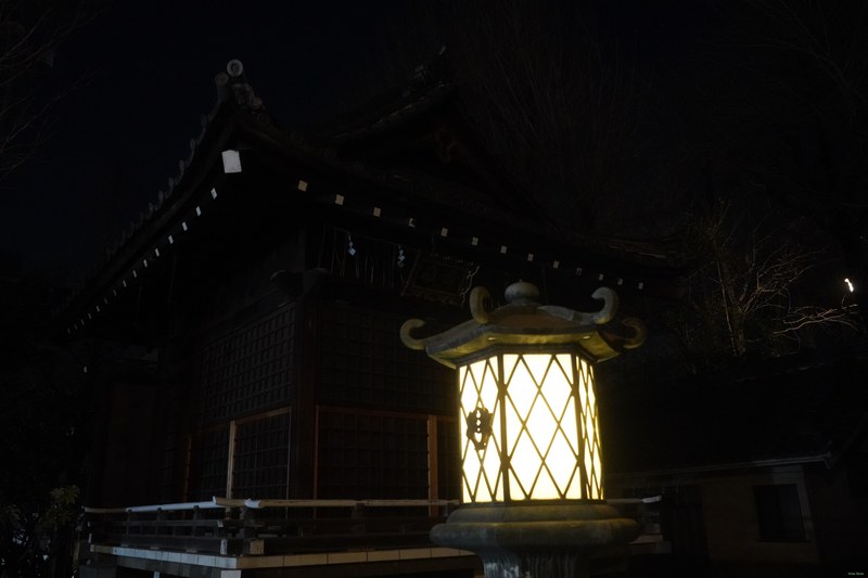 Tokyo - Ishihama Shrine By Night - SA700242.ok