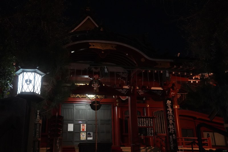 Tokyo - Ishihama Shrine By Night - SA700248.nice