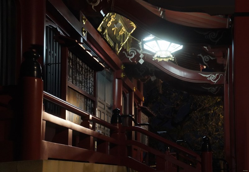 Tokyo - Ishihama Shrine By Night - SA700251.editted