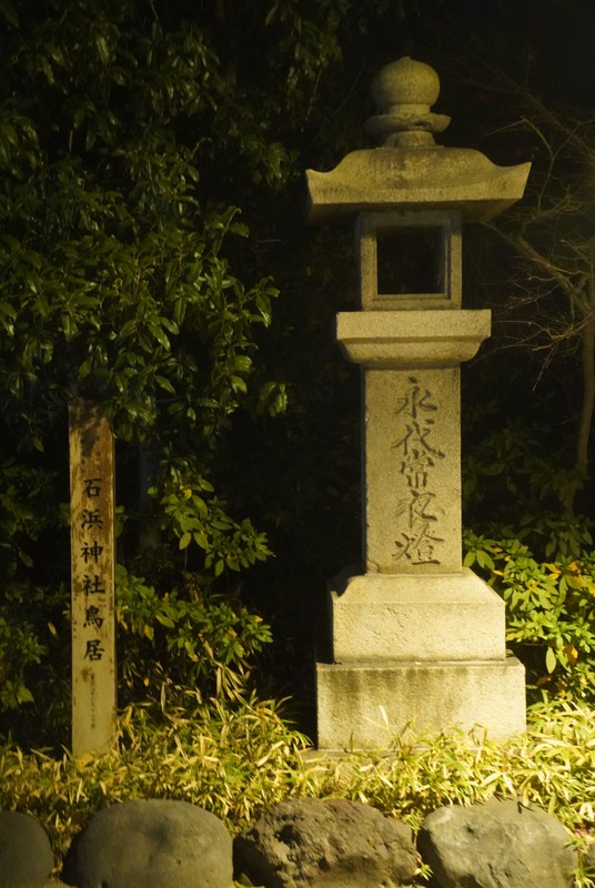 Tokyo - Ishihama Shrine By Night - SA700290.editted