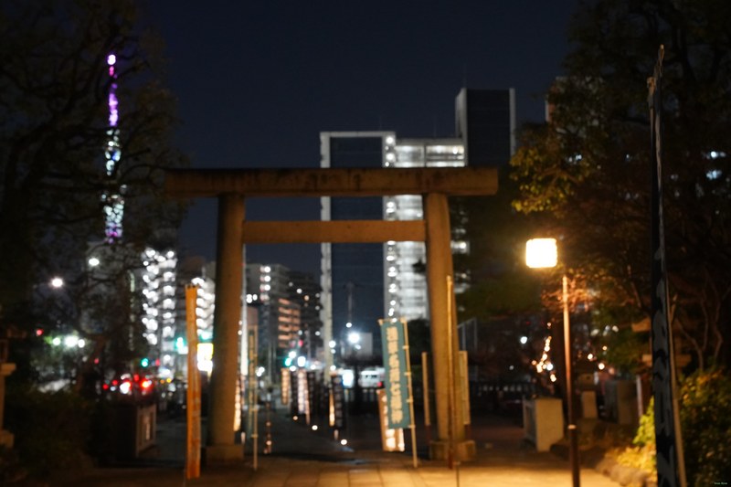 Tokyo - Ishihama Shrine By Night - SA700294