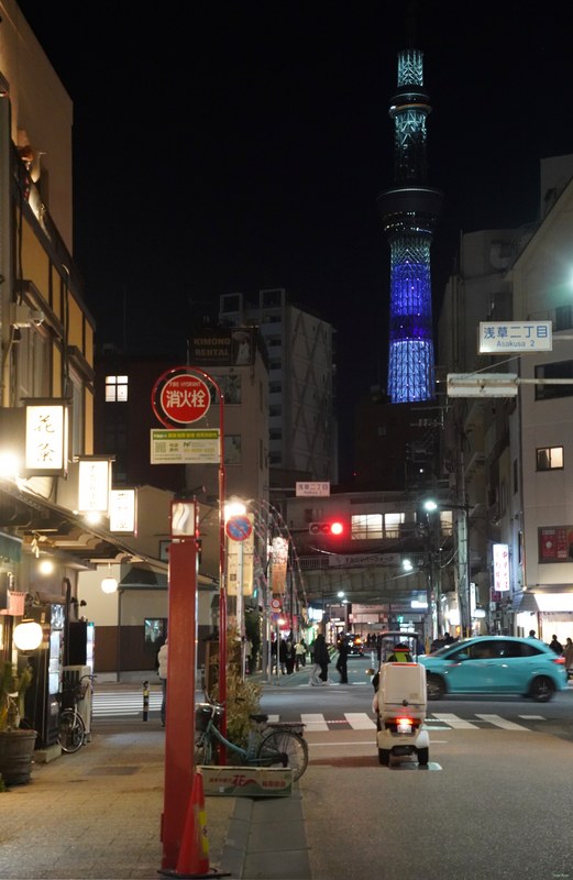 Tokyo - Skytree Across The Samura River By Night - SA700071.ok.editted