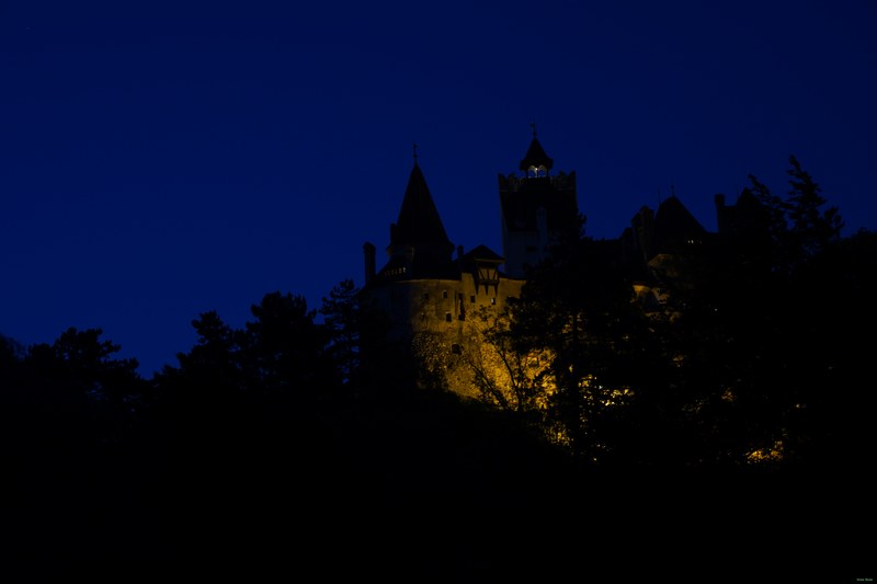 Transylvania - Bran Castle By Night - SA709596.ok