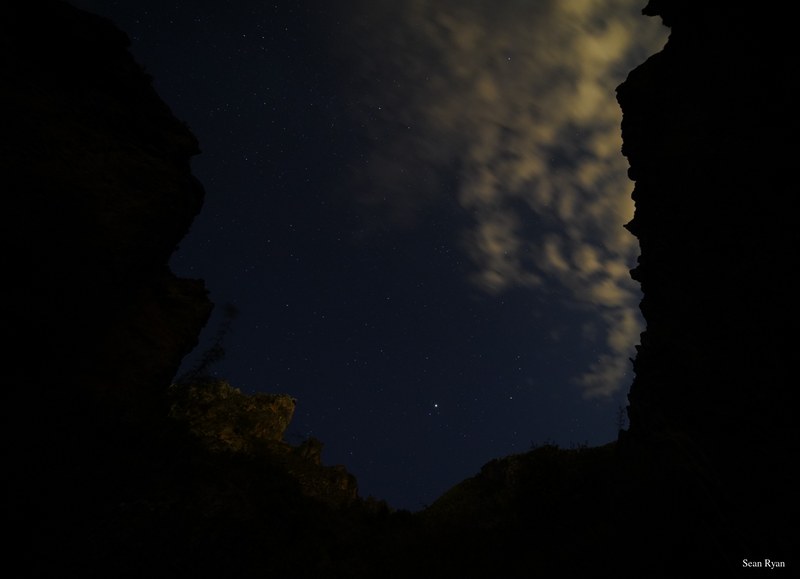 Night Skies Of The Sierra Nevada Mountains - Spain - SA704982.stars_.cloud_.better.good_.cropped