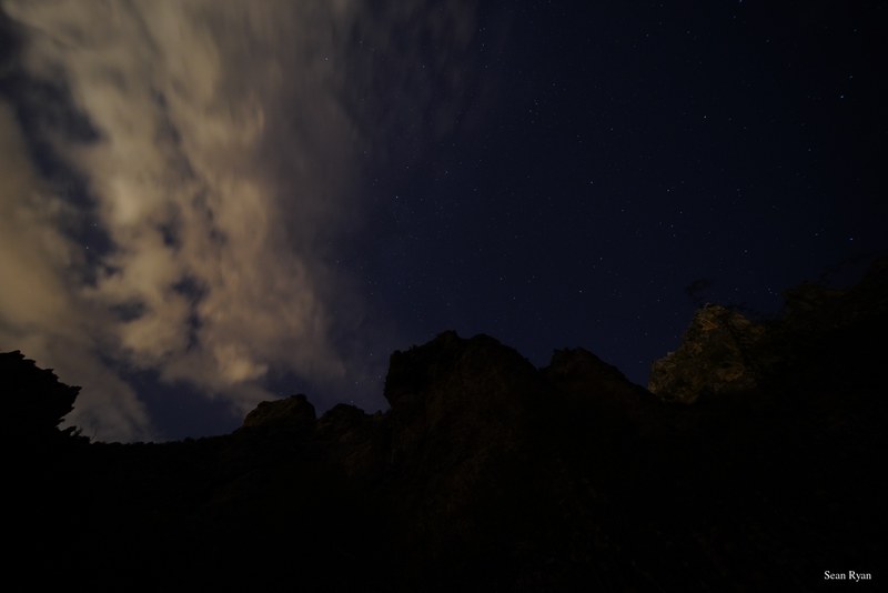 Night Skies Of The Sierra Nevada Mountains - Spain - SA704983.stars_.cloud_.wider_.good_.editted
